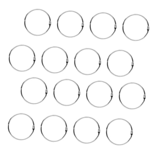 KALLORY 1 Satz 20 Stück Ringring -Eisenschnalle Mini-Ringbuch mit 3 Ringen lose Bindung Sammelalbum farbig Ö schlüsselringe Mini-Binderringe kleine Binderinge Rostfreier Stahl Silber KALLORY 1 Satz 20 Stück Ringring -Eisenschnalle Mini-Ringbuch mit 3 Ringen lose Bindung Sammelalbum farbig Ö schlüsselringe Mini-Binderringe kleine Binderinge Rostfreier Stahl Silber von KALLORY