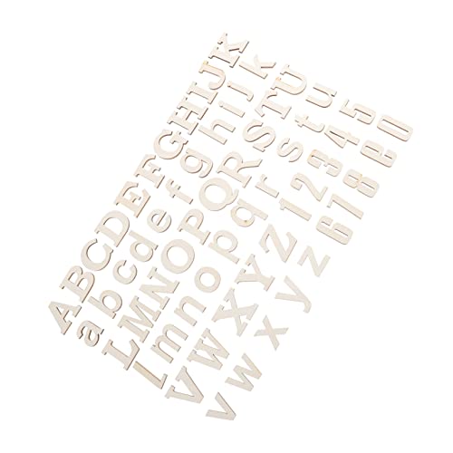 KALLORY 1 Satz Alphanumerische Holzspäne Briefdekoration Kunsthandwerk Brief für die Wanddekoration dekorative buchstaben für Holzzahlen zum Basteln Zahlenausschnitte Lernbrief KALLORY 1 Satz Alphanumerische Holzspäne Briefdekoration Kunsthandwerk Brief für die Wanddekoration dekorative buchstaben für Holzzahlen zum Basteln Zahlenausschnitte Lernbrief von KALLORY