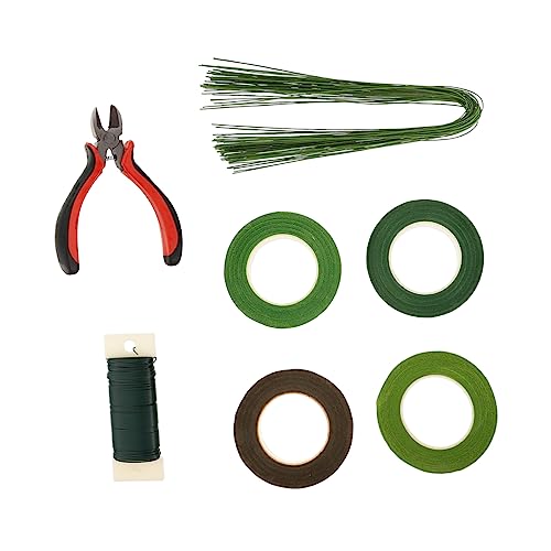 KALLORY 1 Satz Blumen werkzeug set Bausatz Mittelstücke Pflanzenband klebeband doppelseitig double sided tape Verpackungswerkzeug für Blumenkunst Zubehör für Blumenpakete Zurückgeblieben von KALLORY