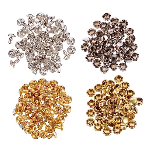 KALLORY 1 Satz Buntes Kristallschnecken Nieten Herstellung Tasche Pins Für Rucksäcke Tasten Dekorative Niete Strassniete Strass-knopf Nietbolzen Stifte Für Rucksack Glas 100 Stück von KALLORY