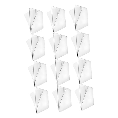 KALLORY 1 Satz Doppelseitige Aufkleber Doppelseitiges Klebeband Doppelt Montieren Streifen Im Freien Einseitig Wasserdichter Patch Universeller Hakenfreier Flicken Pvc Transparent 12 Stück KALLORY 1 Satz Doppelseitige Aufkleber Doppelseitiges Klebeband Doppelt Montieren Streifen Im Freien Einseitig Wasserdichter Patch Universeller Hakenfreier Flicken Pvc Transparent 12 Stück von KALLORY