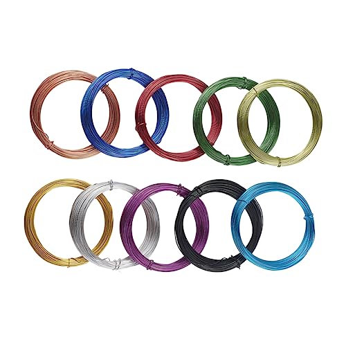 KALLORY 1 Satz Elektrophorese-Aluminiumdraht Messgerät Modellieren Kabel dünn farbig Schmuck Draht Farbe Schmuckzubehör selber machen DIY Draht basteln Aluminiumdraht selber machen KALLORY 1 Satz Elektrophorese-Aluminiumdraht Messgerät Modellieren Kabel dünn farbig Schmuck Draht Farbe Schmuckzubehör selber machen DIY Draht basteln Aluminiumdraht selber machen von KALLORY