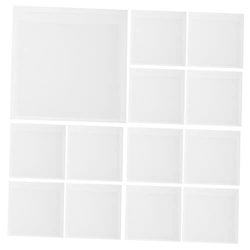 KALLORY 1 Satz Etikettenbeutel Karteikartenentasche Klebstoff Taschen Inhaber Schlüsselanhänger Mit Etiketten Veranstalter Ort Name Index Kartenhüllen Aus Material Kartenärmel Pvc 20 Stück von KALLORY