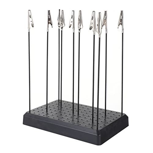 KALLORY 1 Satz Farbe Clip-Basis Stand Gouache Palette Inhaber Tablett Modell Malstation Modell malerei Basis Lackierständer Modelllack-Clip Modell Farbe Clip Basis Modell-Malclip Plastik von KALLORY