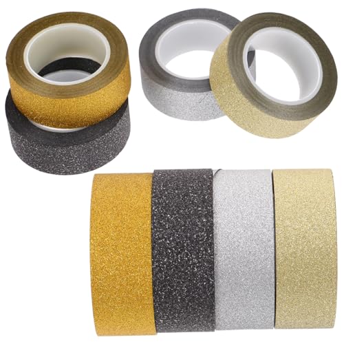 KALLORY 1 Satz Glitzer- Und Papierband Hübsches Glitzerband Dekoratives Klebeband Für Diy Glitzerband Selber Machen Mehrzweck-washi-tape Tagebuch-ornamente Washi Tape Flüsterpapier 8rollen KALLORY 1 Satz Glitzer- Und Papierband Hübsches Glitzerband Dekoratives Klebeband Für Diy Glitzerband Selber Machen Mehrzweck-washi-tape Tagebuch-ornamente Washi Tape Flüsterpapier 8rollen von KALLORY