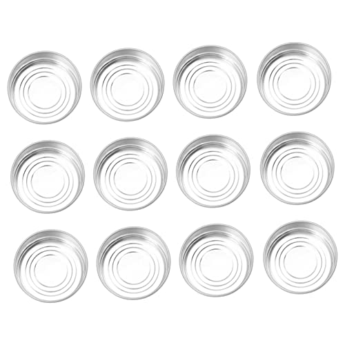 KALLORY 1 Satz Kerzenbasis Wiederverwendbar Bienenwachs Kerze Dose Runden Herstellung Teelichtbecher Leer Kerzenkinder Geformt Kerzenbehälter Kerzenständer Silber Aluminium 100 Stück KALLORY 1 Satz Kerzenbasis Wiederverwendbar Bienenwachs Kerze Dose Runden Herstellung Teelichtbecher Leer Kerzenkinder Geformt Kerzenbehälter Kerzenständer Silber Aluminium 100 Stück von KALLORY