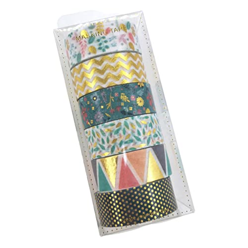 KALLORY 1 Satz Klebematerial Papierband Zum Aufzeichnen Handwerk Farbiges Band Scrapbooking Tape Klebrig Für Diy-bänder Klebestreifen Scrapbook-klebeband Dekorativ Sammelklebeband 6rollen von KALLORY