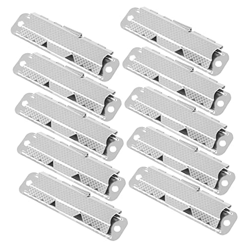 KALLORY 1 Satz Mappe Datei-clip Klemmen Organisieren Lieferungen Schreibwaren Binderclip Bürorechnungsclips Clips Briefpapier Metallklammern Büroklammern Menü-clip Zinklegierung 10 Stück von KALLORY