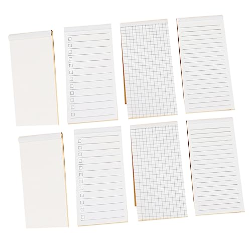 KALLORY 1 Satz Notizbuch Selbst Bunt Kleiner Notizblock Schreibtisch Gefüttert Schreibwaren Beachten Sie Pads Notebook-tool Notizblöcke Für Die Schule Schüler-notizblöcke Papier 8 Stück von KALLORY