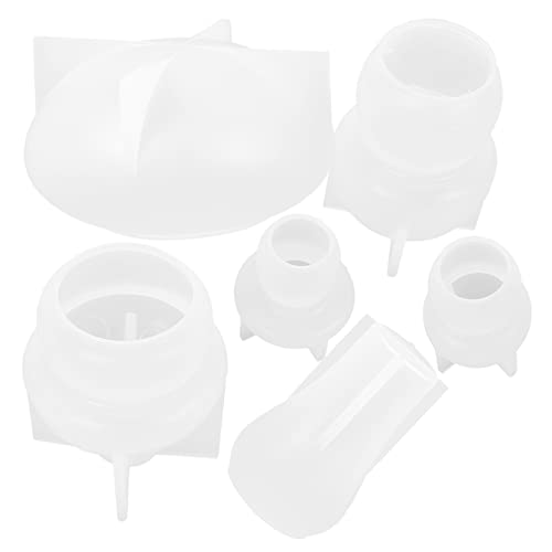 KALLORY 1 Satz Pilzform Formen Für Silikonform Bastelzeug Silikongießform Moul Tischdekoration Mold Bastelset Basteln Diy-epoxid-silikon-gießform Pilzgussform Diy Liefert Kieselgel 6 Stück von KALLORY