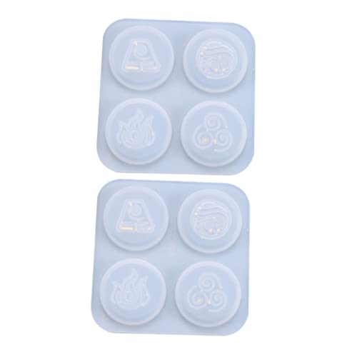 KALLORY 1 Satz Religiöse Symbolschablone Kunsthandwerk Religiöse Formen Uv Schmuck Epoxidharz Diy-form Diy Bastelform Silikon Diy Liefert Handwerksbehörden Weiß Kieselgel 2 Stück von KALLORY