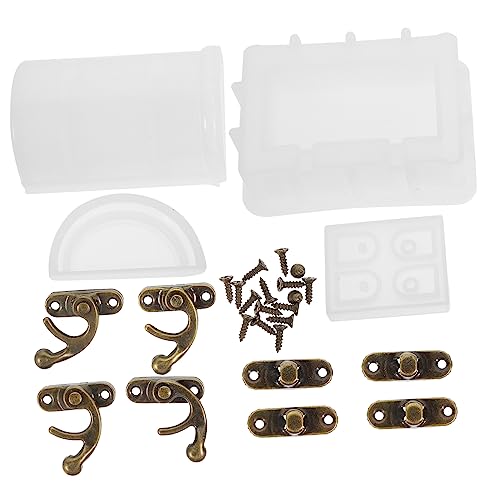 KALLORY 1 Satz Schatzkastenform Fondant DIY Bastelform für Schlüssel schmuckkästchen Silikonformen Epoxid-Gießform Kieselgel KALLORY 1 Satz Schatzkastenform Fondant DIY Bastelform für Schlüssel schmuckkästchen Silikonformen Epoxid-Gießform Kieselgel von KALLORY