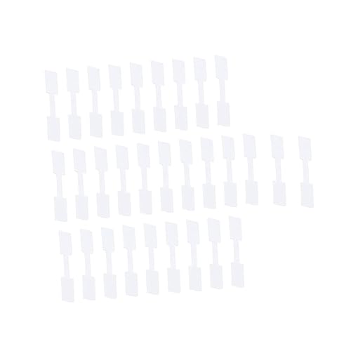 KALLORY 1 Satz Schmuck Tag Tag Preisschilder Für Schmuck Tag-etiketten Waren -tags Schlüssel Selbstklebende Preisschilder Dekore Für Bekleidungsetiketten Aufkleber Weiß 300 Stück von KALLORY
