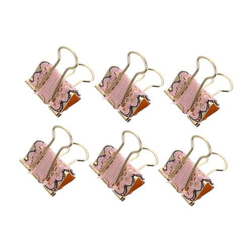 KALLORY 1 Satz Schwalbenschwanzclip Mit Langem Spitzenbindeklammern Binderclip Clips Studenten Büroklammern Bindende Lieferungen Schulbürobedarf Buchklammern Metall Rosa 6 Stück KALLORY 1 Satz Schwalbenschwanzclip Mit Langem Spitzenbindeklammern Binderclip Clips Studenten Büroklammern Bindende Lieferungen Schulbürobedarf Buchklammern Metall Rosa 6 Stück von KALLORY