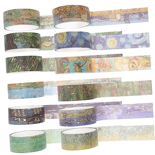 KALLORY 1 Satz Scrapbooking-klebeband Goldband Dekoratives Klebeband Farben Für The Washi Tape Wohnungsdeko Aufkleber Scrapbook-klebebänder Selber Machen Buch Washi Tape Papier 12rollen KALLORY 1 Satz Scrapbooking-klebeband Goldband Dekoratives Klebeband Farben Für The Washi Tape Wohnungsdeko Aufkleber Scrapbook-klebebänder Selber Machen Buch Washi Tape Papier 12rollen von KALLORY