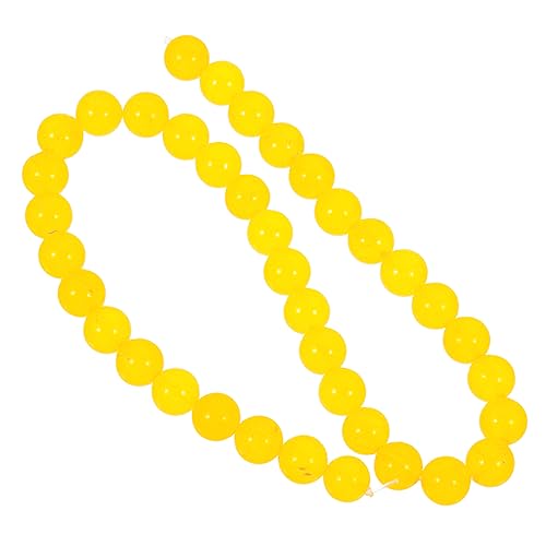 KALLORY 1 Satz Spieße Aus Weißem Topasstein Schmuck Lose Perlen Klein Armbänder Runden Halskette Lose Perlen Edelsteinperlen Schmuckzubehör Perlen Für Schmuckhersteller Weißer Stein Yellow KALLORY 1 Satz Spieße Aus Weißem Topasstein Schmuck Lose Perlen Klein Armbänder Runden Halskette Lose Perlen Edelsteinperlen Schmuckzubehör Perlen Für Schmuckhersteller Weißer Stein Yellow von KALLORY