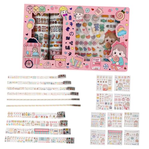 KALLORY 1 Satz Taschenband Aufkleber Dekorativ Klebrig Weiß Streifen Klebstoff Sammelalbum Tagebuch Klebeband Sammelklebeband Buchalbum Klebeband Papier KALLORY 1 Satz Taschenband Aufkleber Dekorativ Klebrig Weiß Streifen Klebstoff Sammelalbum Tagebuch Klebeband Sammelklebeband Buchalbum Klebeband Papier von KALLORY