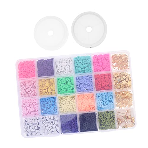 KALLORY 1 Satz Weiche Keramik Gesprenkelt Schmuck Gemacht Blau Basteln Loch Sortiert Charme Groß Aus Lose Abstandsperle Diy-bastelanhänger Polymer-ton von KALLORY