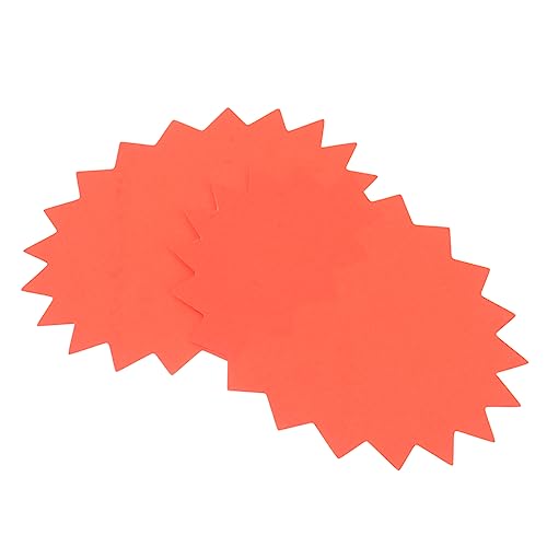 KALLORY 1 Satz Werbepreis Papier Farbig Stichworte Neon Aufkleber Preisschilder in Explosionsform Kreative Warenpreisetiketten Marktpreisschilder Explosionspreisschilder Orange 100 Stück KALLORY 1 Satz Werbepreis Papier Farbig Stichworte Neon Aufkleber Preisschilder in Explosionsform Kreative Warenpreisetiketten Marktpreisschilder Explosionspreisschilder Orange 100 Stück von KALLORY
