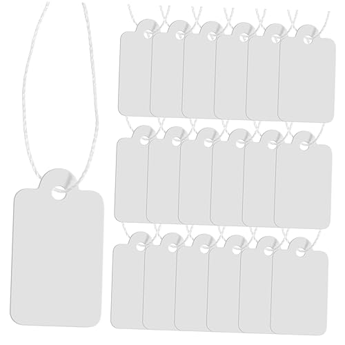 KALLORY 1 Satz leeres Etikett zum Aufhängen preisaufsteller preisschild Schmuckanhänger zum Aufhängen Schmuck-Organizer-Ständer Markierungsetikett Markierungsschild zum Aufhängen Papier KALLORY 1 Satz leeres Etikett zum Aufhängen preisaufsteller preisschild Schmuckanhänger zum Aufhängen Schmuck-Organizer-Ständer Markierungsetikett Markierungsschild zum Aufhängen Papier von KALLORY
