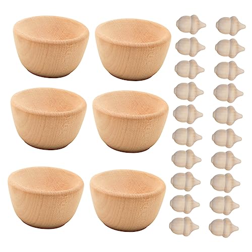 KALLORY 1 Set 26 Stück Holzspielzeug Woody Malerei Eicheln Miniatur Kleinkinderspielzeug Unfertige Eicheln Spielhandwerk Ornamente Für Dekoration Natürliche Holzeicheln DIY Eicheln KALLORY 1 Set 26 Stück Holzspielzeug Woody Malerei Eicheln Miniatur Kleinkinderspielzeug Unfertige Eicheln Spielhandwerk Ornamente Für Dekoration Natürliche Holzeicheln DIY Eicheln von KALLORY