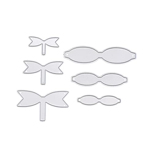 KALLORY 1 Stk. Maschinensatz Schneiden Zubehör Für Die Kartenherstellung Gestanzt Basteln Schnitte Stanzformen Schablone Kartenpapier Bausatz Schablonen Stanzmodell Schneidwerkzeug Silver von KALLORY