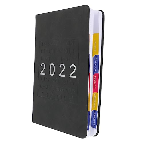 KALLORY 1 Stück Agendabuch 2022 Planungsbuch Gadgets Kalenderplaner Kleines Notizbuch Aufgabe daily planer tagesplan schülerkalender Planen Sie Notizblöcke Schüler-Notizblöcke Papier Black KALLORY 1 Stück Agendabuch 2022 Planungsbuch Gadgets Kalenderplaner Kleines Notizbuch Aufgabe daily planer tagesplan schülerkalender Planen Sie Notizblöcke Schüler-Notizblöcke Papier Black von KALLORY