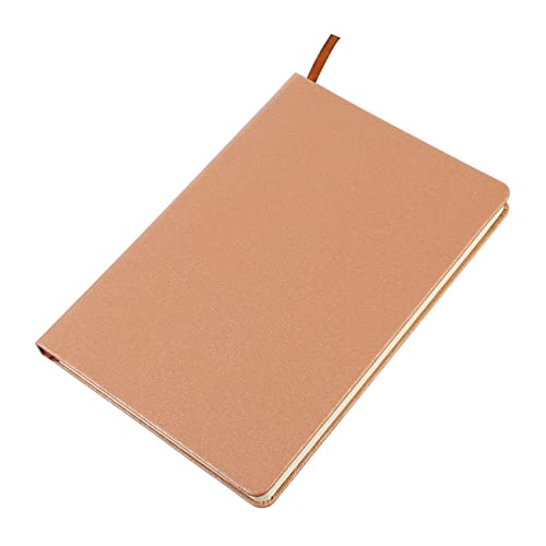 KALLORY 1 Stück Business Notebook täglich Notizblock Liste voraus spiralblock Journal -Notizbuch arbeiten Notizbuch im einfachen Stil PU-Cover-Notizbücher Business-Notizbücher Kaffee von KALLORY