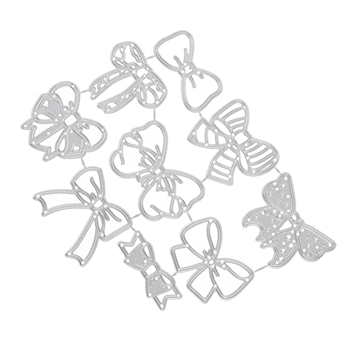 KALLORY 1 Stück Prägestempel aus Metall Schleifenstanzungen Stanzformen Bogen gestanzt Bogen sterben Metallformen zum Basteln Scrapbooking-Stanzlinge Kohlenstoffstahl Silber KALLORY 1 Stück Prägestempel aus Metall Schleifenstanzungen Stanzformen Bogen gestanzt Bogen sterben Metallformen zum Basteln Scrapbooking-Stanzlinge Kohlenstoffstahl Silber von KALLORY