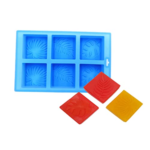KALLORY 1 Stück Seifenform Dusche Formen Für Seife Bad Laibformen Für Die Seifenherstellung Fall Kuchenform Schokoladenform Blau von KALLORY