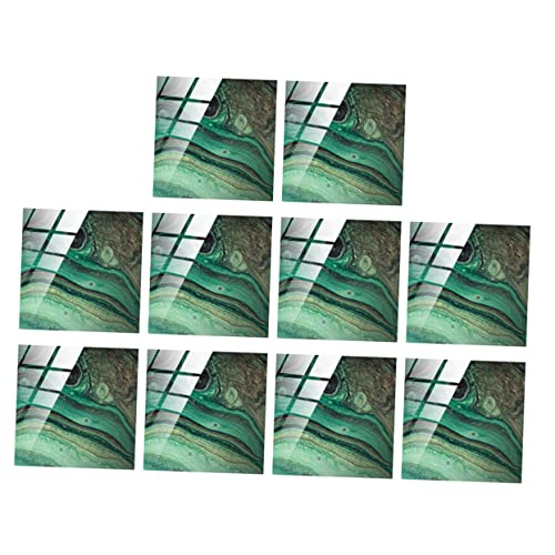 KALLORY 10 Blätter Wandtattoo Rhombus Pole schälen Arbeitsplatte Die Abdeckung vinyl tapeten wandtapete schlafzimmer wall decal Tapete abziehen und aufkleben und Tapeten kleben PVC Green KALLORY 10 Blätter Wandtattoo Rhombus Pole schälen Arbeitsplatte Die Abdeckung vinyl tapeten wandtapete schlafzimmer wall decal Tapete abziehen und aufkleben und Tapeten kleben PVC Green von KALLORY