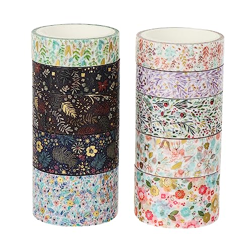 KALLORY 10 Rollen Heißprägeband Sammelalbum Dekorativ Klebstoff Journaling Kunst Ästhetisch Klebeband Zum Basteln Papier KALLORY 10 Rollen Heißprägeband Sammelalbum Dekorativ Klebstoff Journaling Kunst Ästhetisch Klebeband Zum Basteln Papier von KALLORY