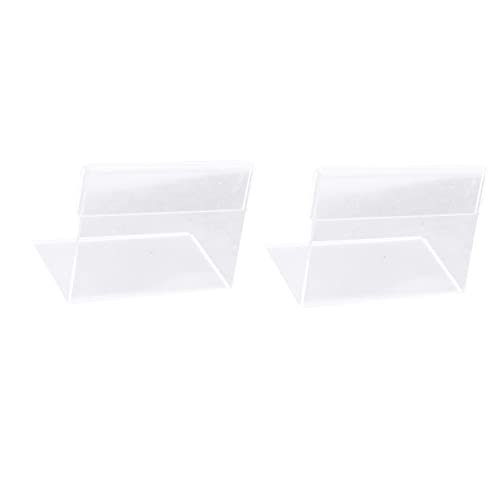 KALLORY 10 Stück Acrylkarte Desktop-fotohalter Stand Papierständer Tabellen -top -anzeigeständer Staffelei Anzeigen Acrylhalter KALLORY 10 Stück Acrylkarte Desktop-fotohalter Stand Papierständer Tabellen -top -anzeigeständer Staffelei Anzeigen Acrylhalter von KALLORY