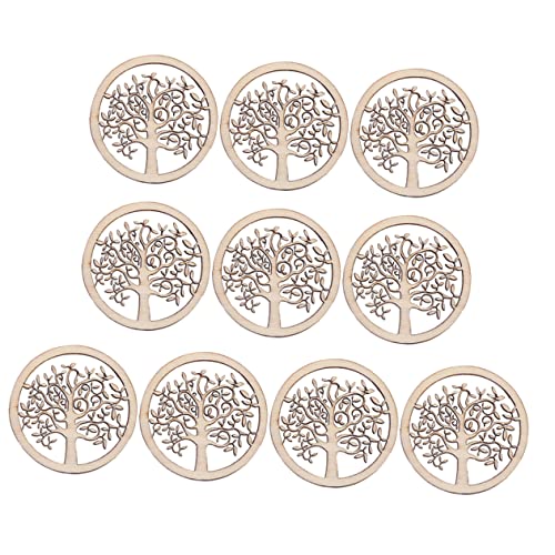 KALLORY 10 Stück Anhänger des Protokollstücks Scheiben Weihnachten Schlüssel Herstellung geformt Schmuck selber machen DIY-Ornamente runde Holzornamente zum Basteln Baumscheibe Bambus KALLORY 10 Stück Anhänger des Protokollstücks Scheiben Weihnachten Schlüssel Herstellung geformt Schmuck selber machen DIY-Ornamente runde Holzornamente zum Basteln Baumscheibe Bambus von KALLORY