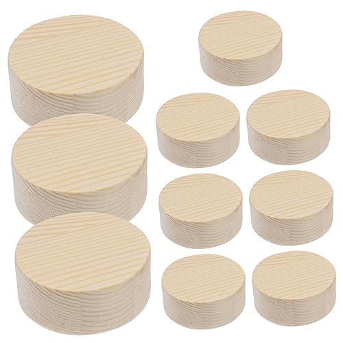 KALLORY 10 Stück Handbemalte Naben Tafelaufsätze Diy Dekorative Accessoires Mini Protokoll Scheiben Kunsthandwerk Für Bastelset Für Kinderspielzeug Wohnkultur Party Bambus KALLORY 10 Stück Handbemalte Naben Tafelaufsätze Diy Dekorative Accessoires Mini Protokoll Scheiben Kunsthandwerk Für Bastelset Für Kinderspielzeug Wohnkultur Party Bambus von KALLORY