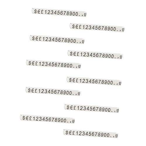 KALLORY 10 Stück Preisschild speichern Waren -Tags Stichworte Namensetiketten Zahlenblock Einzelhandelsschilder Supermarktanzeige Supermarktschild Plastik Transparent KALLORY 10 Stück Preisschild speichern Waren -Tags Stichworte Namensetiketten Zahlenblock Einzelhandelsschilder Supermarktanzeige Supermarktschild Plastik Transparent von KALLORY