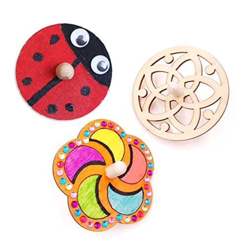 KALLORY 10 Stück malen sicherheitsleine für basteln für maltisch für bastelzeug für spielzeuge für Oberteile für Spinnen aus Holz KALLORY 10 Stück malen sicherheitsleine für basteln für maltisch für bastelzeug für spielzeuge für Oberteile für Spinnen aus Holz von KALLORY