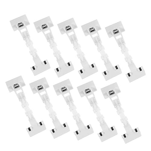 KALLORY 10 Stück mechanischer Clip Etikett Clips Anzeige Inhaber Kartenplatzierungsclip Clip-Schilder Display-Clip-Zubehör Plastik Weiß KALLORY 10 Stück mechanischer Clip Etikett Clips Anzeige Inhaber Kartenplatzierungsclip Clip-Schilder Display-Clip-Zubehör Plastik Weiß von KALLORY
