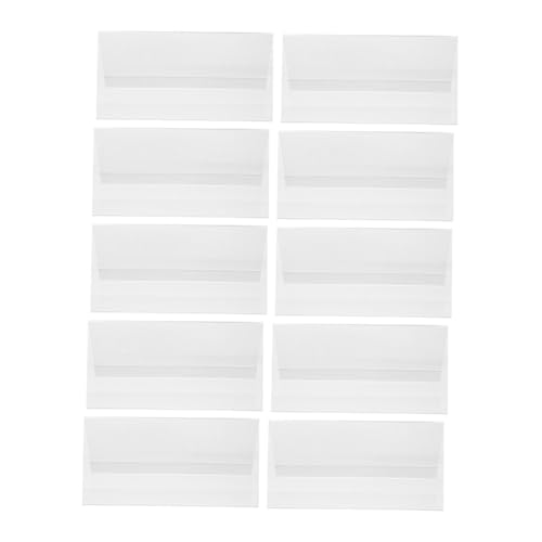 KALLORY 10 Transparente Tischkartenhalter Acryl Namensschilder Für Schreibtische Tischaufsteller Namensaufsteller Büro Schreibtischzubehör Business Konferenz Besprechungsraum Schul KALLORY 10 Transparente Tischkartenhalter Acryl Namensschilder Für Schreibtische Tischaufsteller Namensaufsteller Büro Schreibtischzubehör Business Konferenz Besprechungsraum Schul von KALLORY