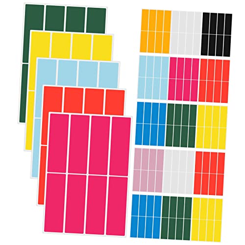 KALLORY 100 Blatt Farbetikettenaufkleber Kleine Etikettenaufkleber Namensetiketten Aufkleber-etiketten Fluoreszenzaufkleber Farbig Klebeetiketten Dateietiketten Papier Zufällige Farbe KALLORY 100 Blatt Farbetikettenaufkleber Kleine Etikettenaufkleber Namensetiketten Aufkleber-etiketten Fluoreszenzaufkleber Farbig Klebeetiketten Dateietiketten Papier Zufällige Farbe von KALLORY