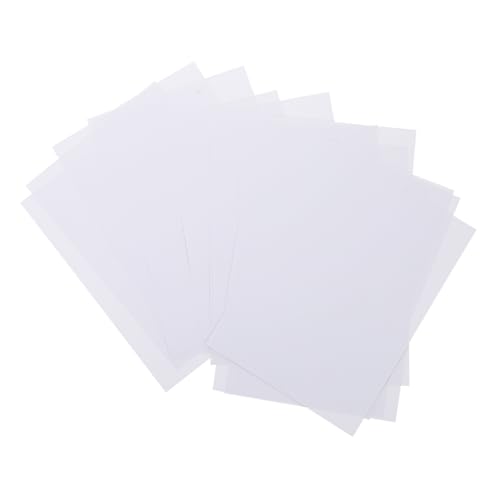 KALLORY 100 Blatt Fotopapier Drucken Hochglanzpapier Beschichtetes Papier Glänzend Bedruckbares Partypapier Kreatives Fotopapier Nützliche Fotopapiere Weiß Beschichtetes Basispapier von KALLORY