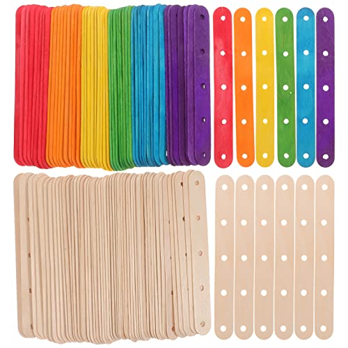 KALLORY 100 Stück Große Farbige Holzstäbchen Zum Basteln Große Eisstiele Lutscherstäbchen Zum Basteln Verschiedene Farben KALLORY 100 Stück Große Farbige Holzstäbchen Zum Basteln Große Eisstiele Lutscherstäbchen Zum Basteln Verschiedene Farben von KALLORY