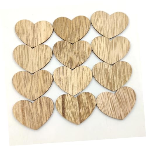 KALLORY 100 Stück Holzkornholz -Chip -Dekoration Herz Valentinstag dekorativer Ausschnitt handwerkliches Furnier Holzverzierung Bambus KALLORY 100 Stück Holzkornholz -Chip -Dekoration Herz Valentinstag dekorativer Ausschnitt handwerkliches Furnier Holzverzierung Bambus von KALLORY