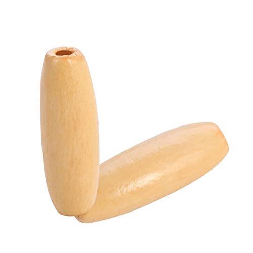 KALLORY 100 Stück Olivenförmige Reisperlen Aus Holz Gebohrt Herstellung Basteln Oval Erwachsene Groß Klobig Für Holzperlen Praktisches Zum Frühen Lernen Holzknöpfe Khaki KALLORY 100 Stück Olivenförmige Reisperlen Aus Holz Gebohrt Herstellung Basteln Oval Erwachsene Groß Klobig Für Holzperlen Praktisches Zum Frühen Lernen Holzknöpfe Khaki von KALLORY