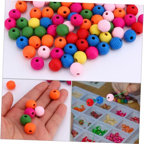 KALLORY 100 Stück farbige Holzperlen Bastelperlen selber machen bunte runde Perlen runde Holzperlen Mini lose Perlen DIY-Perlen Farbenfrohe Perlen lose Holzperlen Produkt aus Holz KALLORY 100 Stück farbige Holzperlen Bastelperlen selber machen bunte runde Perlen runde Holzperlen Mini lose Perlen DIY-Perlen Farbenfrohe Perlen lose Holzperlen Produkt aus Holz von KALLORY