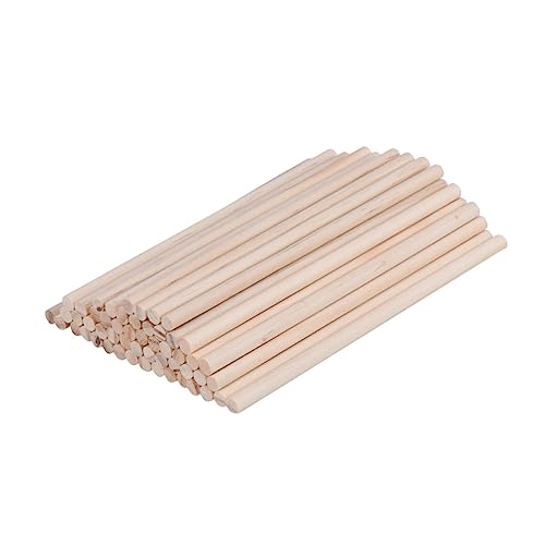 KALLORY 100Stücke Kiefer Holzstäbchen für Bastelprojekte DIY Holzarbeiten Runde Holzstäbe Langlebig und Glatt für Bastelzubehör Holz KALLORY 100Stücke Kiefer Holzstäbchen für Bastelprojekte DIY Holzarbeiten Runde Holzstäbe Langlebig und Glatt für Bastelzubehör Holz von KALLORY