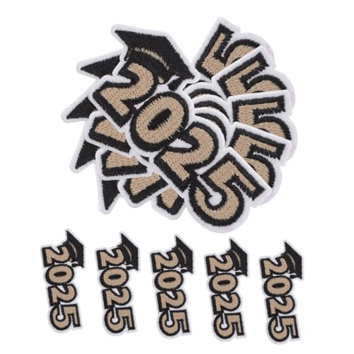 KALLORY 10Stücke Abschluss Aufnäher zum Aufbügeln für Kleidung DIY Stickerei Congrats Applikationen für Schuluniformen und Rucksäcke Aufnäher für Designs KALLORY 10Stücke Abschluss Aufnäher zum Aufbügeln für Kleidung DIY Stickerei Congrats Applikationen für Schuluniformen und Rucksäcke Aufnäher für Designs von KALLORY