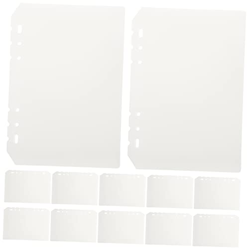 KALLORY 12 Stück PP -Partition lose Separator a5 teiler 6 loch Notizbuch Rezeptanbindemittel Dateiteiler praktische Ordnerteiler Trennwände für Ordner Trennseitenteiler Ordner-Indexteiler KALLORY 12 Stück PP -Partition lose Separator a5 teiler 6 loch Notizbuch Rezeptanbindemittel Dateiteiler praktische Ordnerteiler Trennwände für Ordner Trennseitenteiler Ordner-Indexteiler von KALLORY