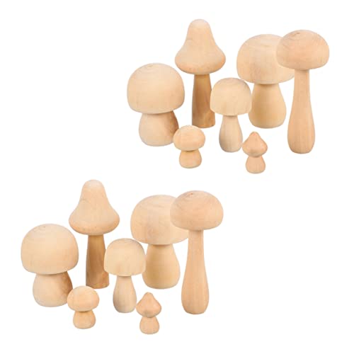 KALLORY 14 Stück Holzpilzschmuck Pilzdekoration Kind Mini-pilz in Verschiedenen Größen Party Hand Malen Weihnachtsschmuck Pilze Holzig Klein Handwerksbedarf Unbemalt Ästhetisch Wohnkultur KALLORY 14 Stück Holzpilzschmuck Pilzdekoration Kind Mini-pilz in Verschiedenen Größen Party Hand Malen Weihnachtsschmuck Pilze Holzig Klein Handwerksbedarf Unbemalt Ästhetisch Wohnkultur von KALLORY
