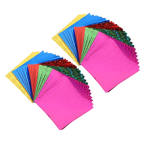 KALLORY 150 Stück Origami Klein Quadratisch Zum Basteln Farbe Faltbares Origami Papier Origami Karte DIY Zubehör DIY Papier von KALLORY